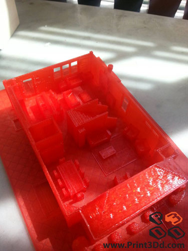 Print3Dd House Model2