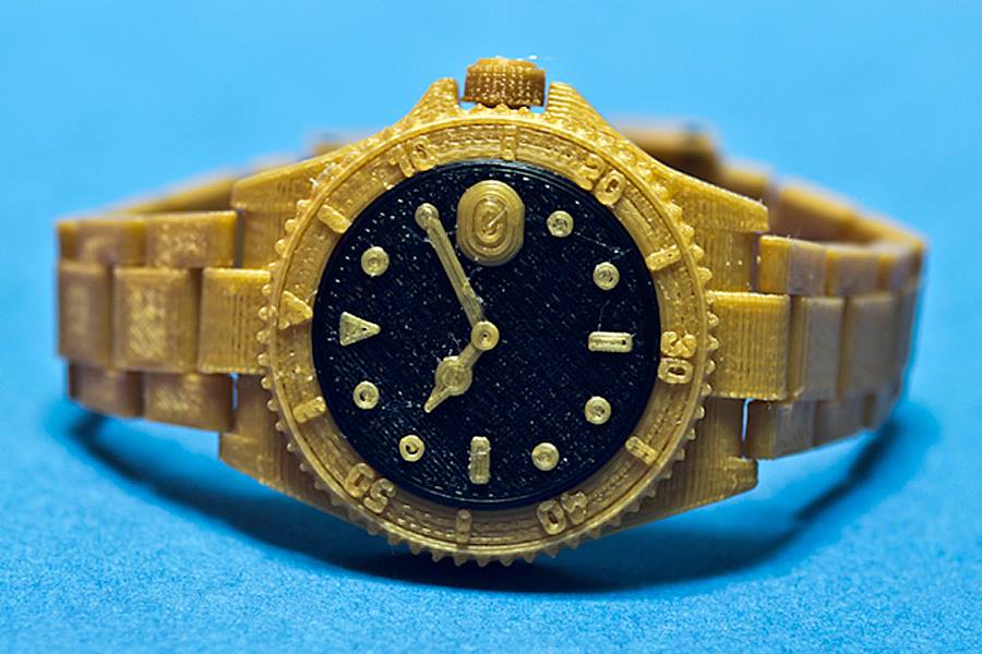 Golden Watch 3D Printing 01