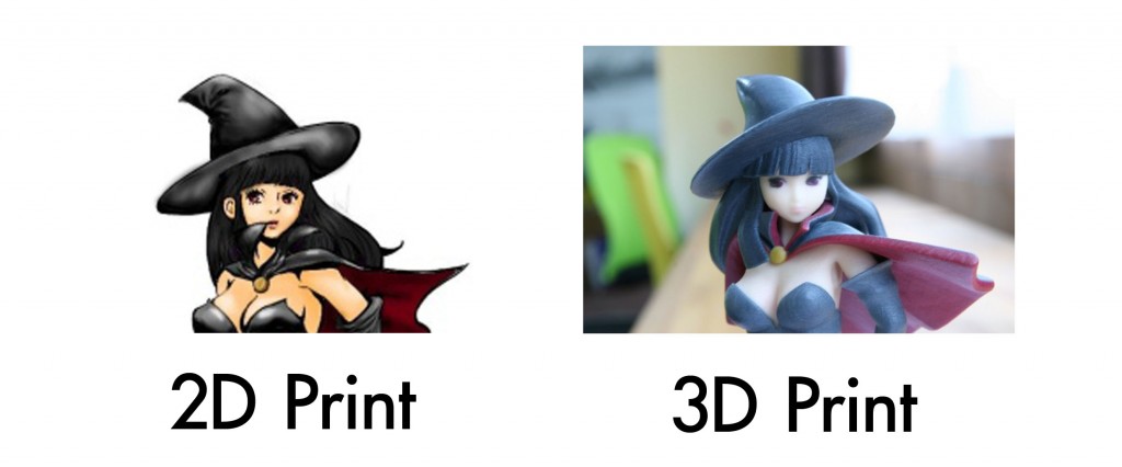 2D Print VS 3D Print1