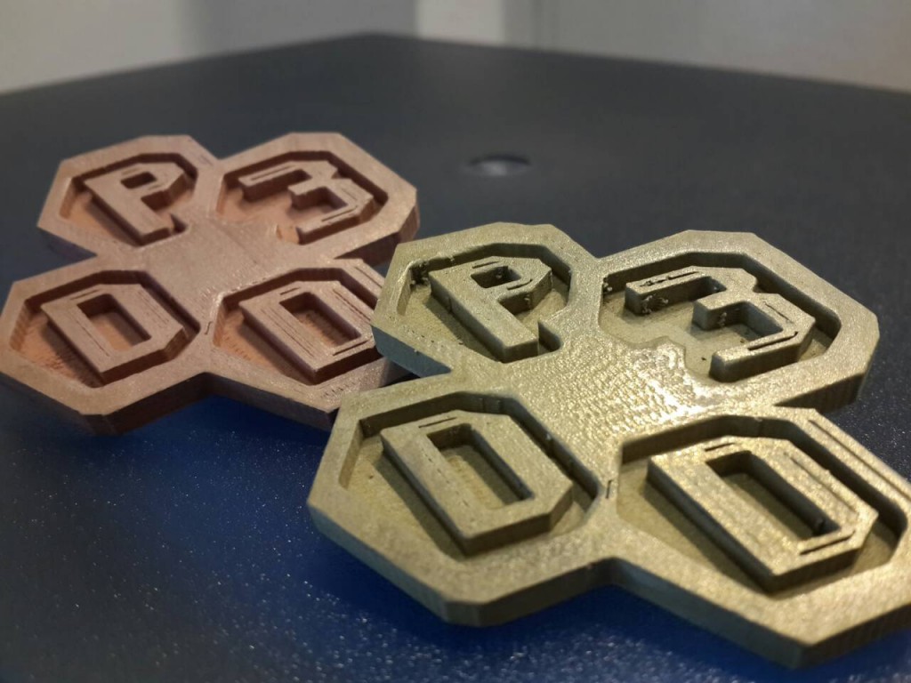 Print3dd in copper and bronze