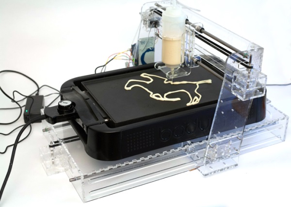 มาพิมพ์แพนเค้กที่ออกแบบอย่างงดงามด้วย เครื่องพิมพ์สามมิติ “PancakeBot” กันเถอะ