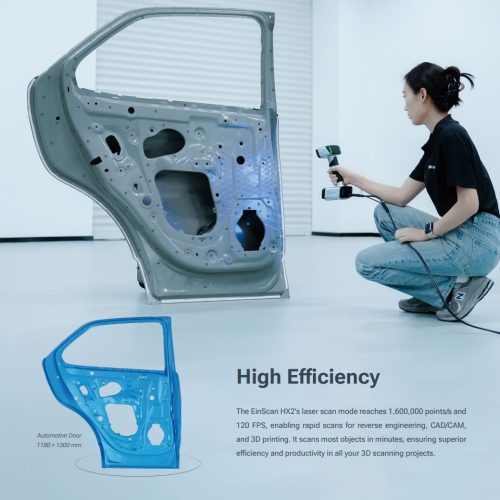EinScan HX2 - 3D Scanner Hybrid Blue Laser & Blue LED - Image 3