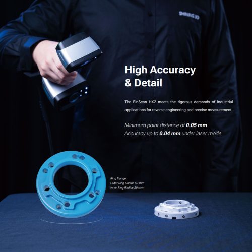 EinScan HX2 - 3D Scanner Hybrid Blue Laser & Blue LED - Image 9