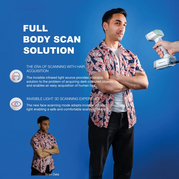 EinScan H/H2 - 3D Scanner Hybrid Infrared & White LED - Image 9