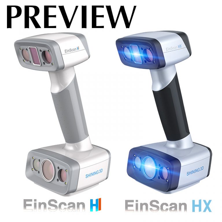 Read more about the article พรีวิว เครื่องสแกนเนอร์แนวใหม่ Handheld Hybrid Einscan H และ HX