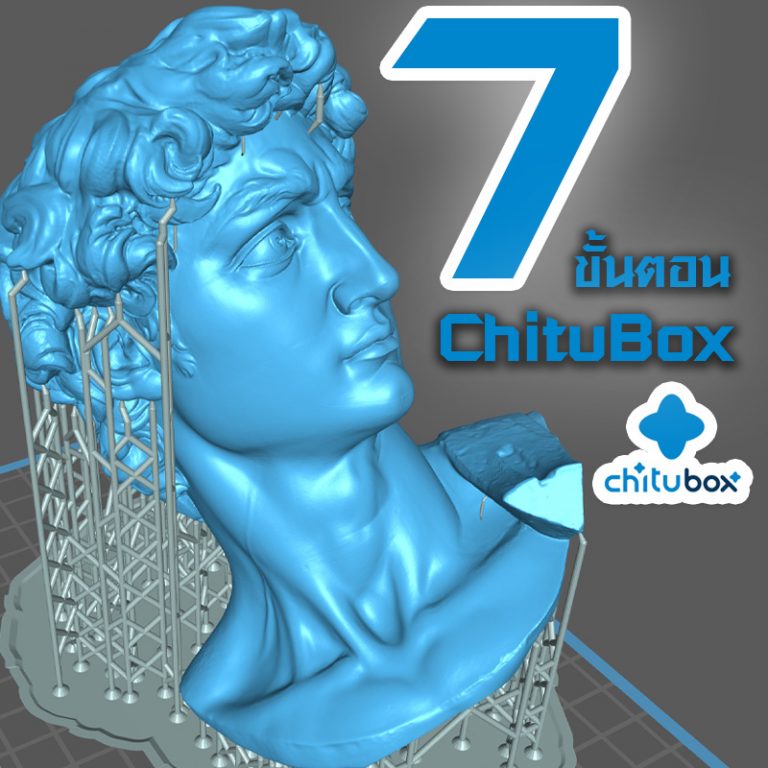 Read more about the article 7ขั้นง่ายๆใช้ Chitubox พิมพ์3มิติเรซิ่น MSLA printer