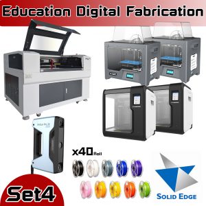 Education Set 4 : Laser / 3D Scaner /3D Printer FDM ชุดส่งเสริมพัฒนาการเรียนรู้ สุดคุ้ม! Profestional Education