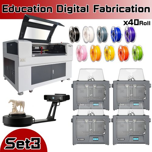 Education Set 3 : Laser / 3D Scaner /3D Printer FDM ชุดส่งเสริมพัฒนาการเรียนรู้ สุดคุ้ม! Super UpSize