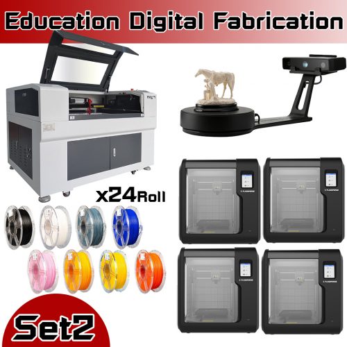 Education Set 2 : Laser / 3D Scaner /3D Printer FDM ชุดส่งเสริมพัฒนาการเรียนรู้ สุดคุ้ม! Up Size