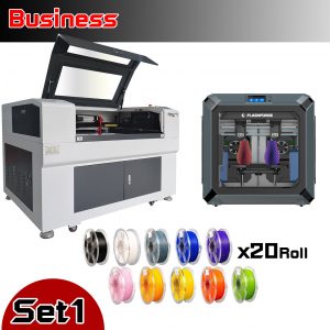 Business Set 1 : Laser / 3D Printer FDM 2หัวอิสระ เซ็ตคุ้มค่า ราคาประหยัด