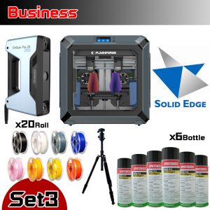 Business Set 3 : 3D Scaner /Solid Edge  License/3D Printer FDM 2หัวอิสระ ชุดสุดคุ้มระดับมือโปร