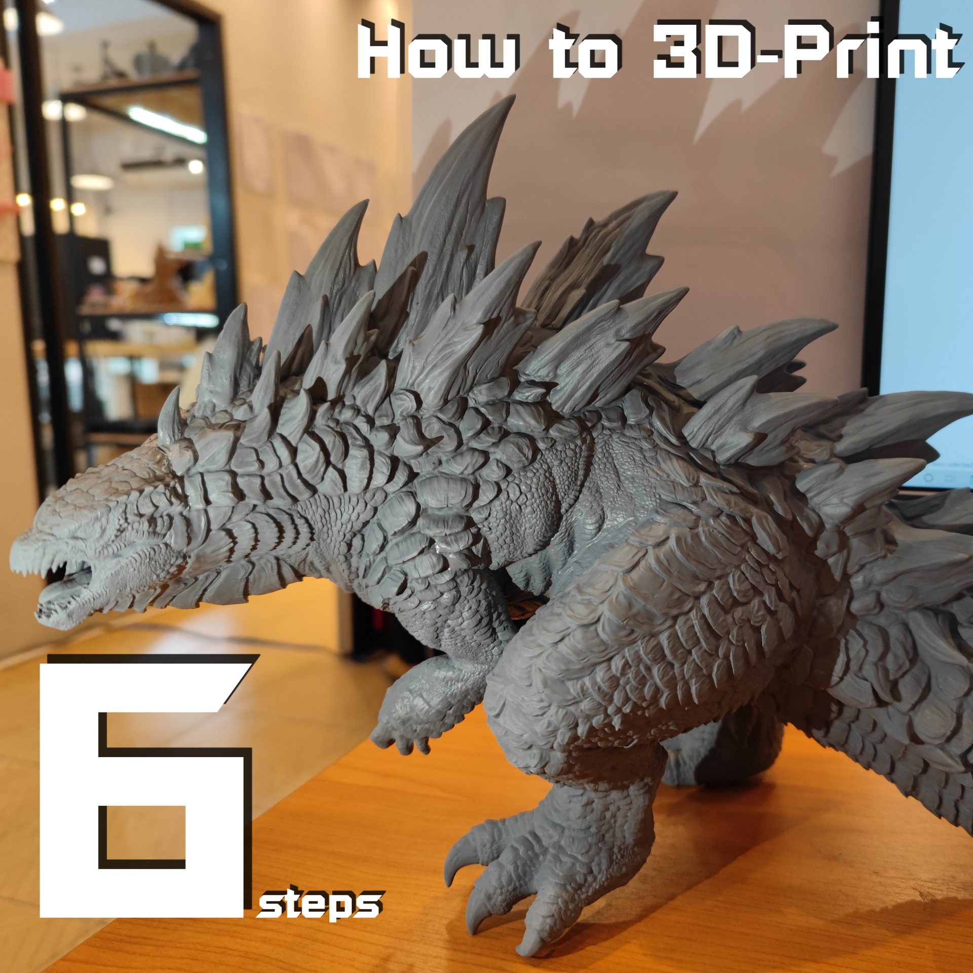 6ขั้นตอน พิมพ์โมเดล3D Hi-Def ขนาดใหญ่50Cm จากต้นจนจบ | 3Dd Digital  Fabrication เครื่องพิมพ์3มิติ สแกนเนอร์ เลเซอร์