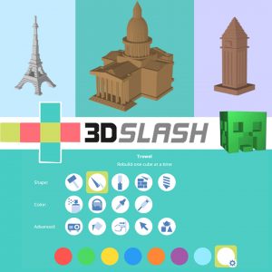 3D Slash Create Model 8Bit Box