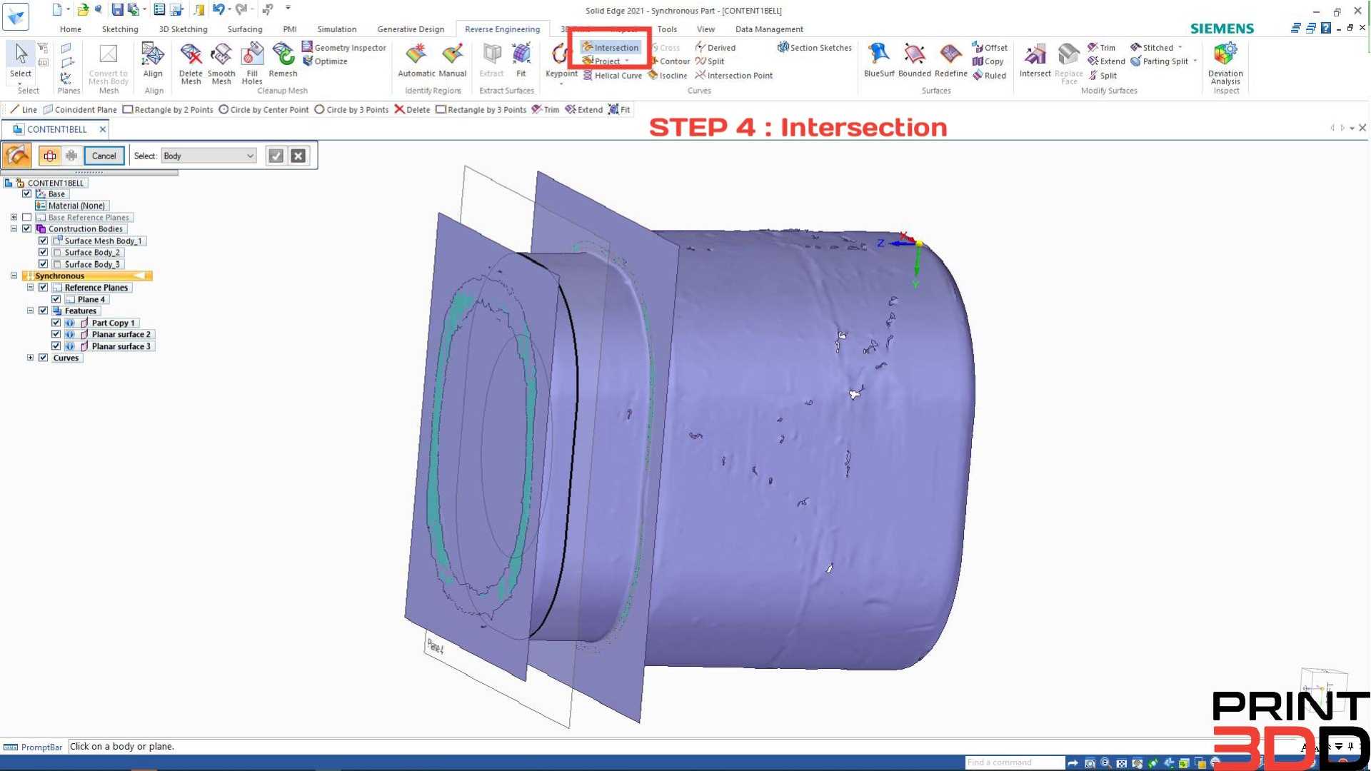 6 เครื่องมือพื้นฐาน Reverse Engineering บน SolidEdge | 3DD Digital ...