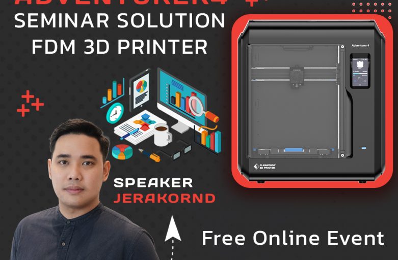 Webinar : Flashforge Adventurer4 Seminar Solution FDM 17/09/2021 AT 10:00AM