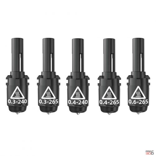 หัวฉีด Quick Release Nozzle Adventurer3,4 หลายขนาด (240°C, 265°C, 0.3mm, 0.4mm, 0.6mm) - Image 3