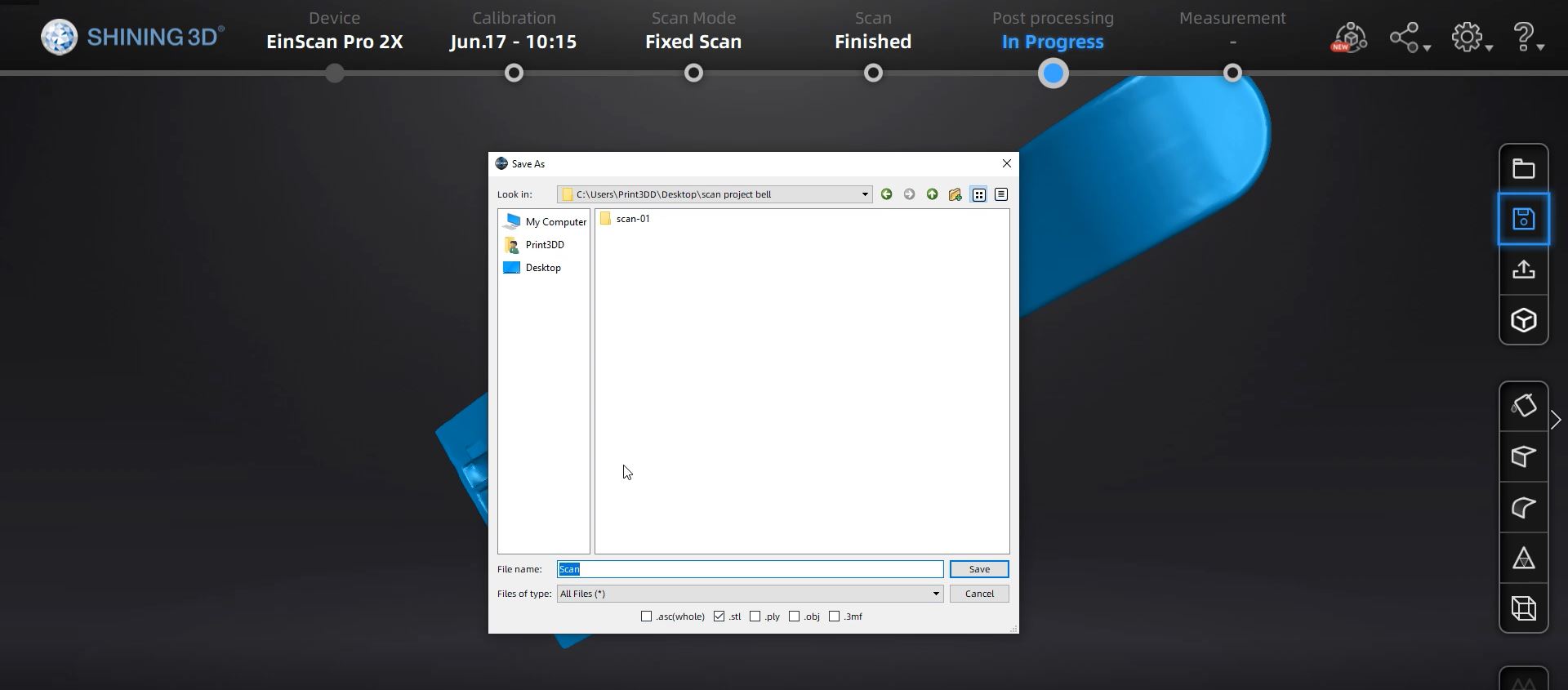 ExScan Pro | 3DD Digital Fabrication เครื่องพิมพ์3มิติ สแกนเนอร์ เลเซอร์