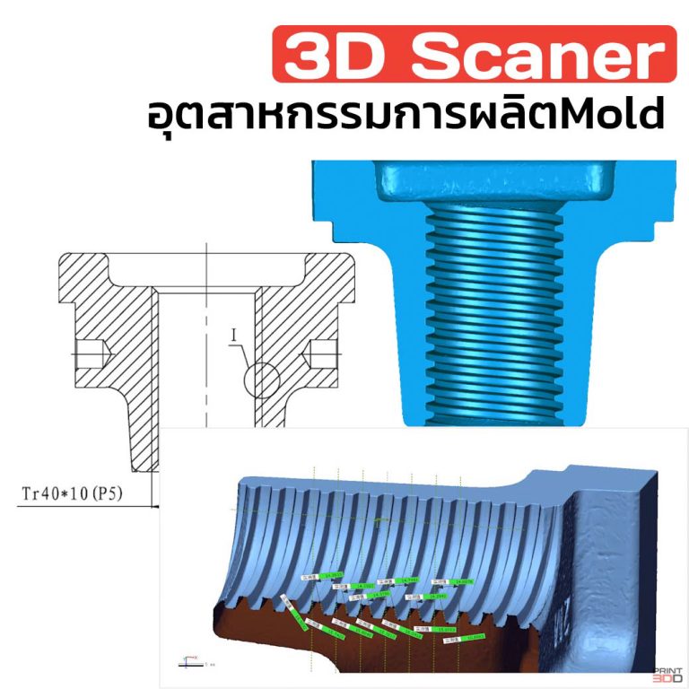 Read more about the article 3D Scaner กับบทบาทที่สำคัญของ ของการวัด Mold เพื่อเก็บไฟล์ข้อมูลและนำกลับมาใช้งาน