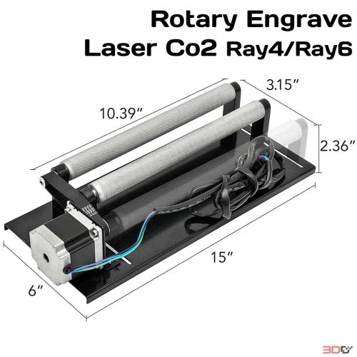Rotary Engrave Laser Co2 For Ray4/Ray6 - Image 3