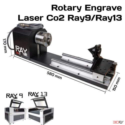 Rotary Engrave Laser Co2 For Ray9/Ray13 - Image 3