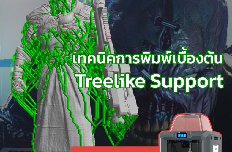 เทคนิคพิมพ์เบื้องต้น Treelike ซัพพอร์ทต้นไม้ ในตำนาน