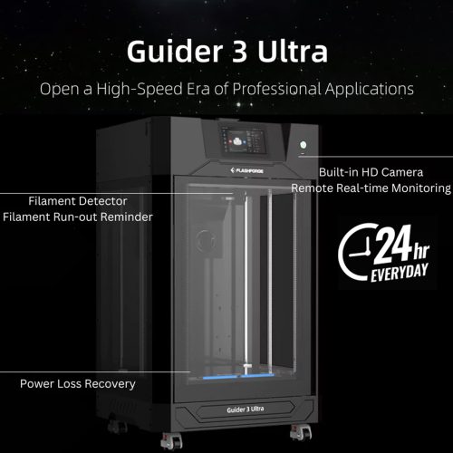 Flashforge Guider 3 Ultra HighSpeed 3D Printing - Image 4