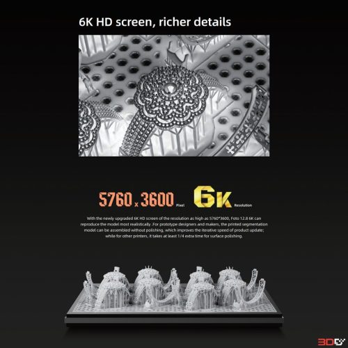 Flashforge FOTO 12.8 Mono 6K LCD Printer - Image 7