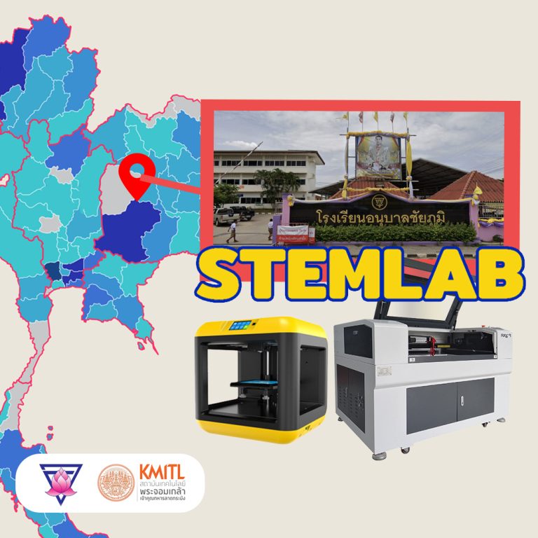 Read more about the article STEM LAB สจล. x โรงเรียนอนุบาลชัยภูมิ 3D Printer/Laser Machine
