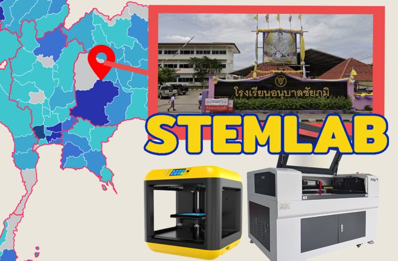STEM LAB สจล. x โรงเรียนอนุบาลชัยภูมิ 3D Printer/Laser Machine
