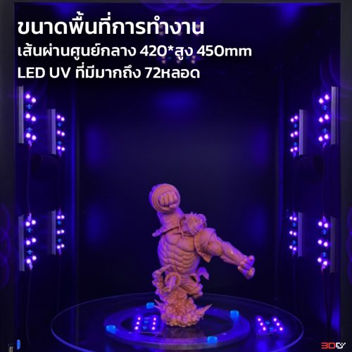 Flashforge UV Curing Box XL เครื่องอบชิ้นงานโมเดลขนาดใหญ่ - Image 4