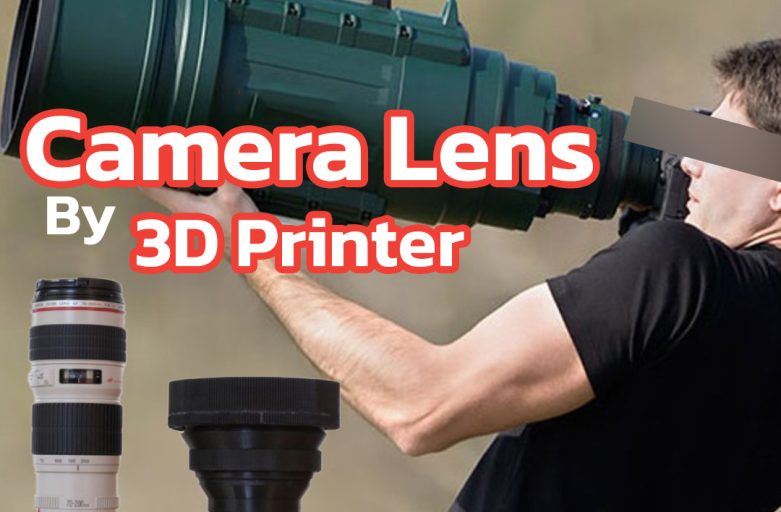 3D-printed Open Source Camera Lens for Canon EF