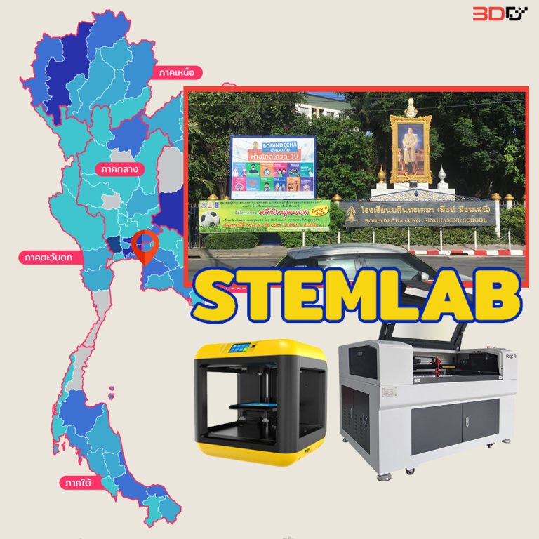 Read more about the article STEM LAB สจล. xโรงเรียนบดินทรเดชา (สิงห์ สิงหเสนี)3D Printer/Laser Machine