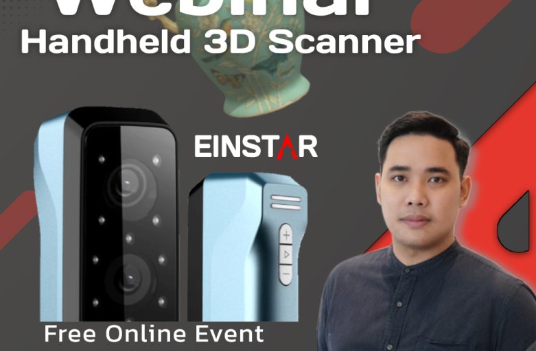 3DD Webinar *Handheld 3D Scanner ราคาหลักหมื่นเข้าถึงได้ เหมาะกับผู้เริ่มต้นไปจนถึง มืออาชีพ !!!!*