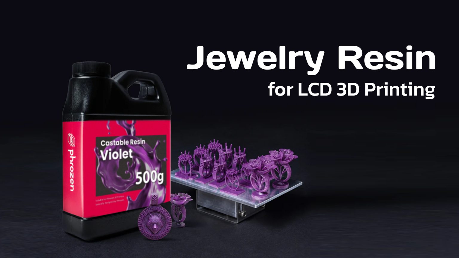 Phrozen Castable Jewelry Resin 500g (สำหรับงานหล่อ จิวเวลรี่) 3DD