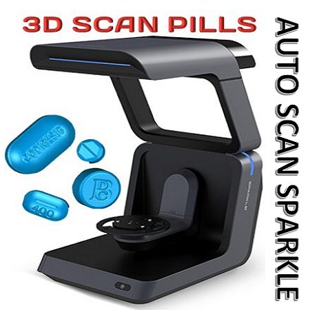 3D Scan เม็ดยาเพื่องานวิจัยในอนาคตกับ AutoScan Inspec / Sparkle