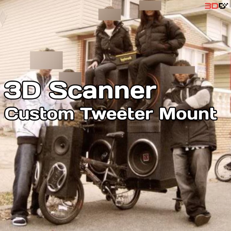 Read more about the article 3D Scanner ตัวช่วยอุตสาหกรรม Car Audio จากการ Custom Tweeter Mount(ลำโพงเสียงแหลม)