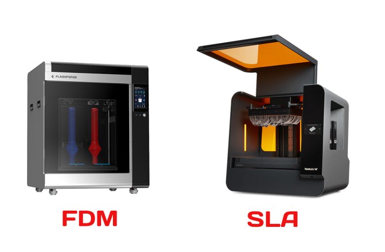 ความแตกต่าง FDM กับ SLA