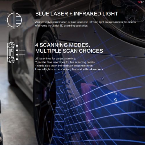 FreeScan Combo - 3D Scanner Hybrid Light Source and Multifunctional - Image 9