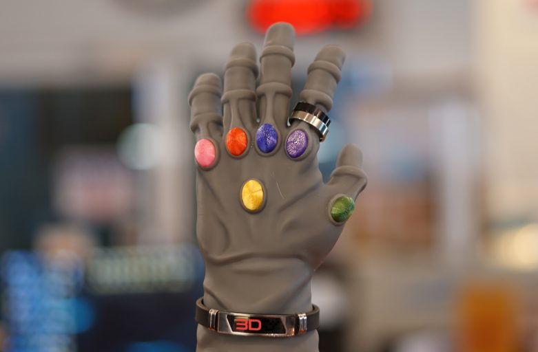 แจกไฟล์ 3D Printer : Infinity Gauntlet ถุงมือ Thanos เอาไว้เก็บเครื่องประดับกัน