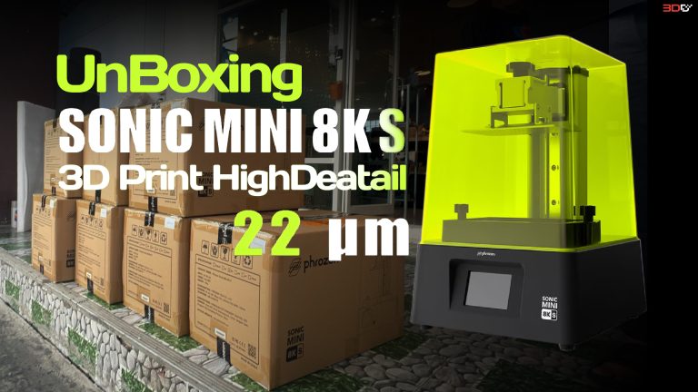 Read more about the article Unbox Phrozen Sonic Mini8ks 3D Printer ความละเอียดสูงที่มาในรูปแบบใหม่ ราคาถูกลงด้วย
