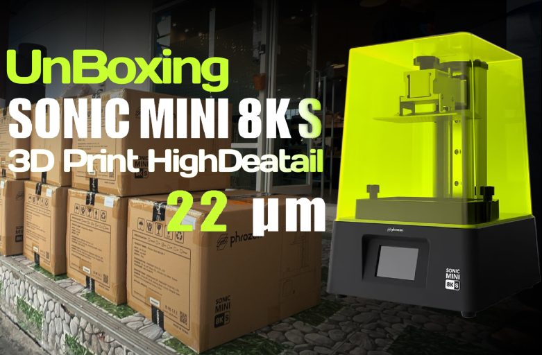 Unbox Phrozen Sonic Mini8ks 3D Printer ความละเอียดสูงที่มาในรูปแบบใหม่ ราคาถูกลงด้วย