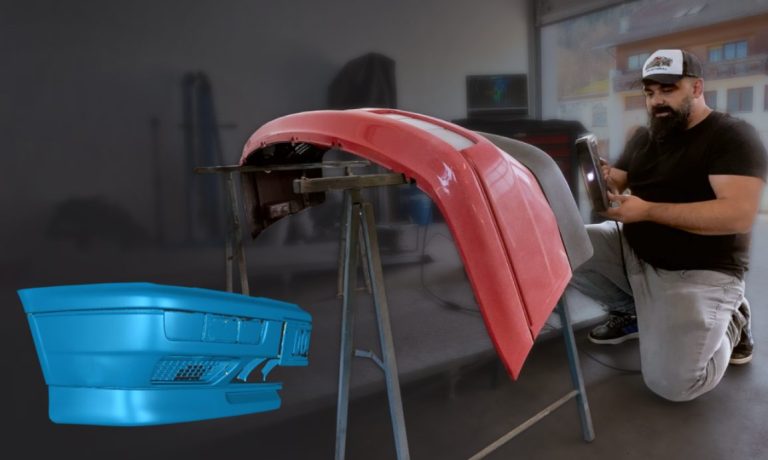 Read more about the article Modify Automative Bumper : EinScan Pro HD 3D Scanner