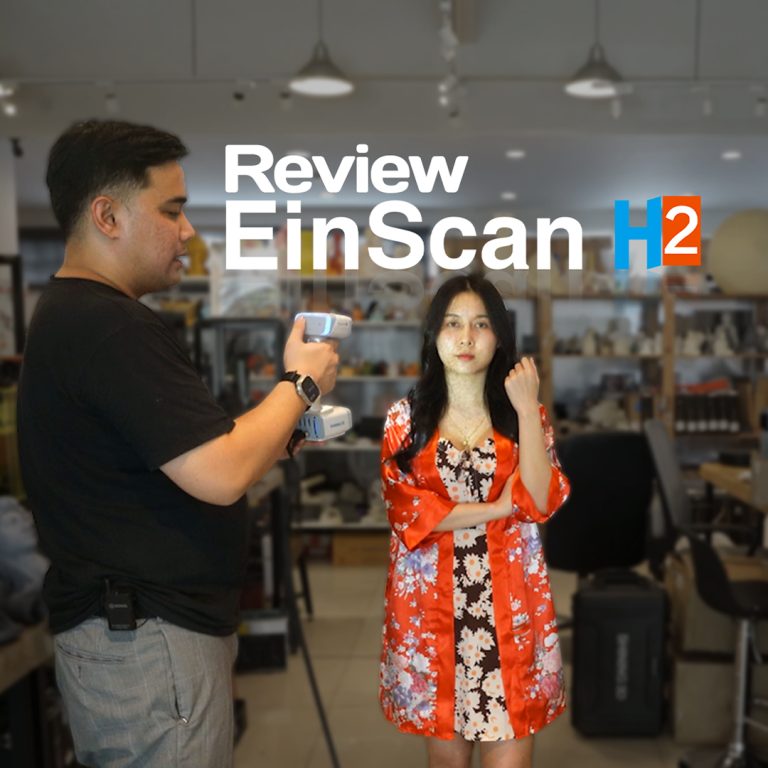 Read more about the article Review 3D Scanner ที่เก็บสีได้สมจริงและสวยที่สุดกับ Einscan H2