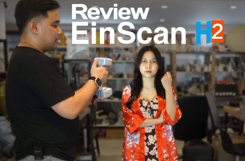 Review 3D Scanner ที่เก็บสีได้สมจริงและสวยที่สุดกับ Einscan H2