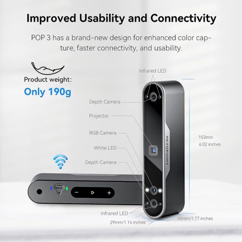 Revopoint POP 3 Handheld 3D Scanner with Color - Image 4