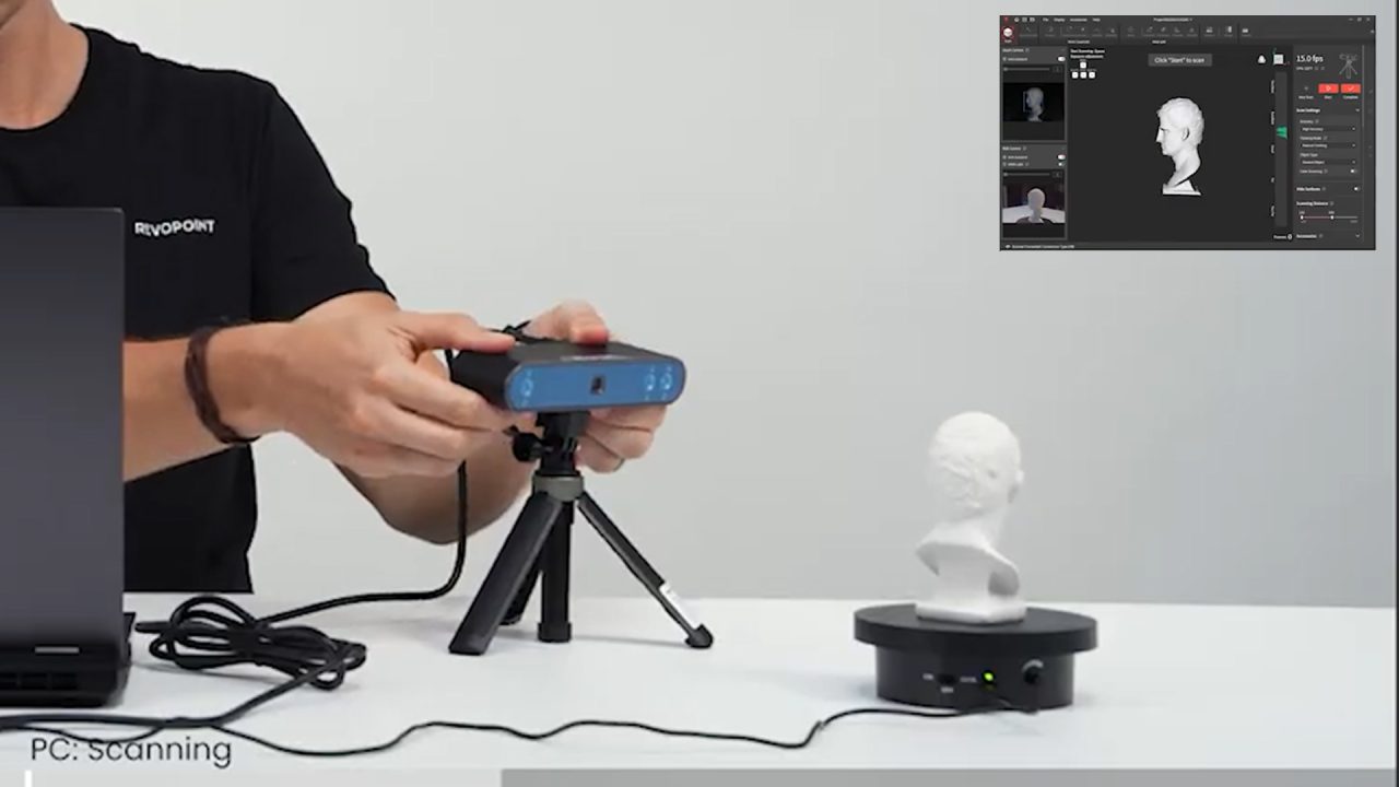 แกะกล่อง ใช้งานครั้งแรกกับ Revopoint Pop 3 Handheld 3D Scanner With ...