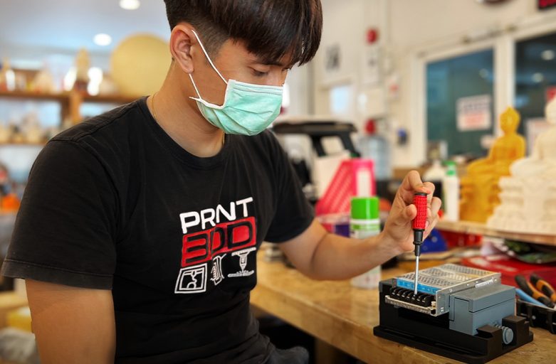 Drill Vise มือที่ 3 ผู้ช่วยจับอุปกรณ์ งานช่างด้วย 3D Printer FDM