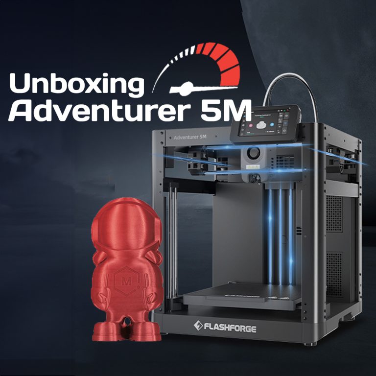 Read more about the article แกะกล่อง Flashforge Adventurer 5M  3D Printer ที่เร็วแรง และสเถียรที่สุดในตอนนี้