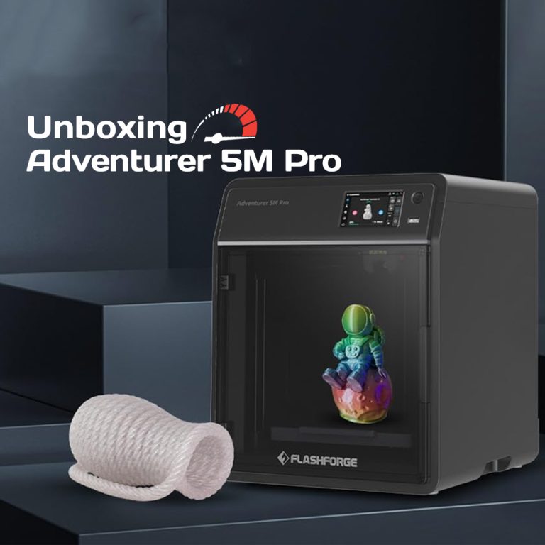 Read more about the article แกะกล่อง และทดลองใช้ Flashforge Adventurer 5M Pro ตัวเครื่องแข็งแรง เร็วแรง และสเถียร