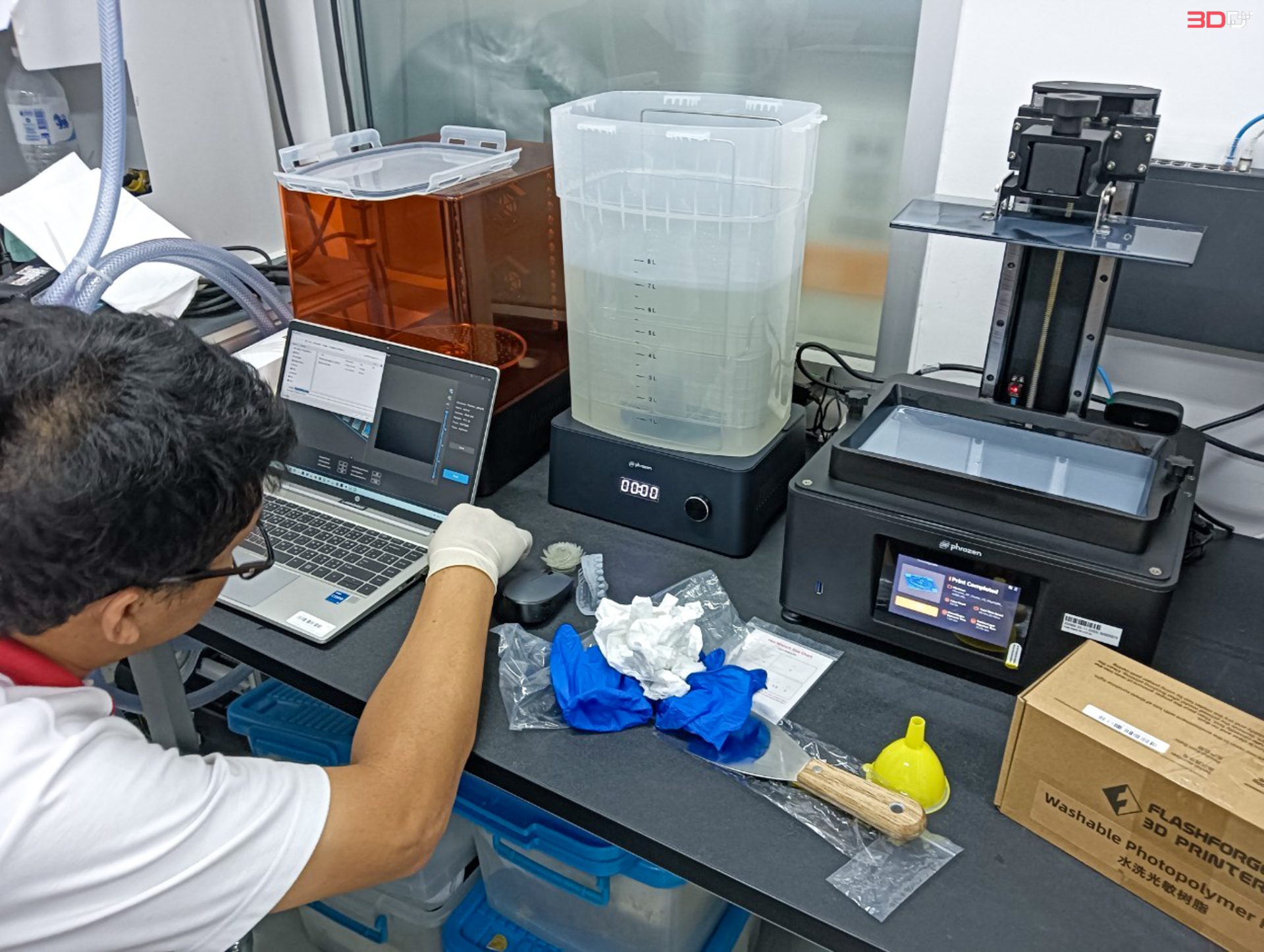 ขอขอบคุณ schaffner emc co. ltd กับ 3D Printer ที่มีความละเอียดสูง SLA